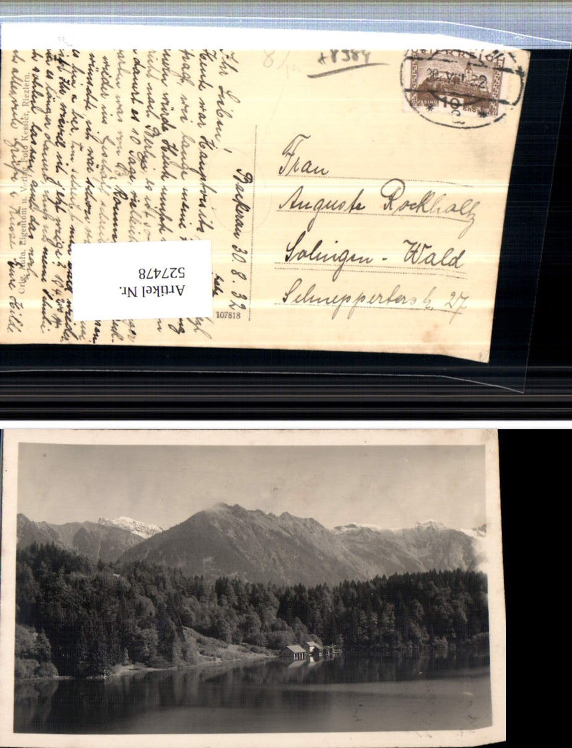 Alte Ansichtskarte – Old Postcard