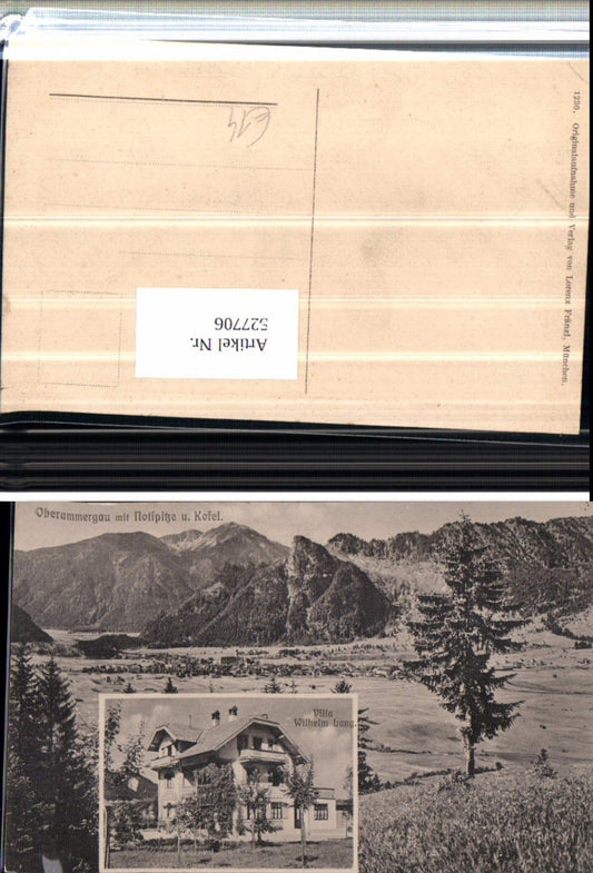 527706,Oberammergau Villa Wilhelm Lang