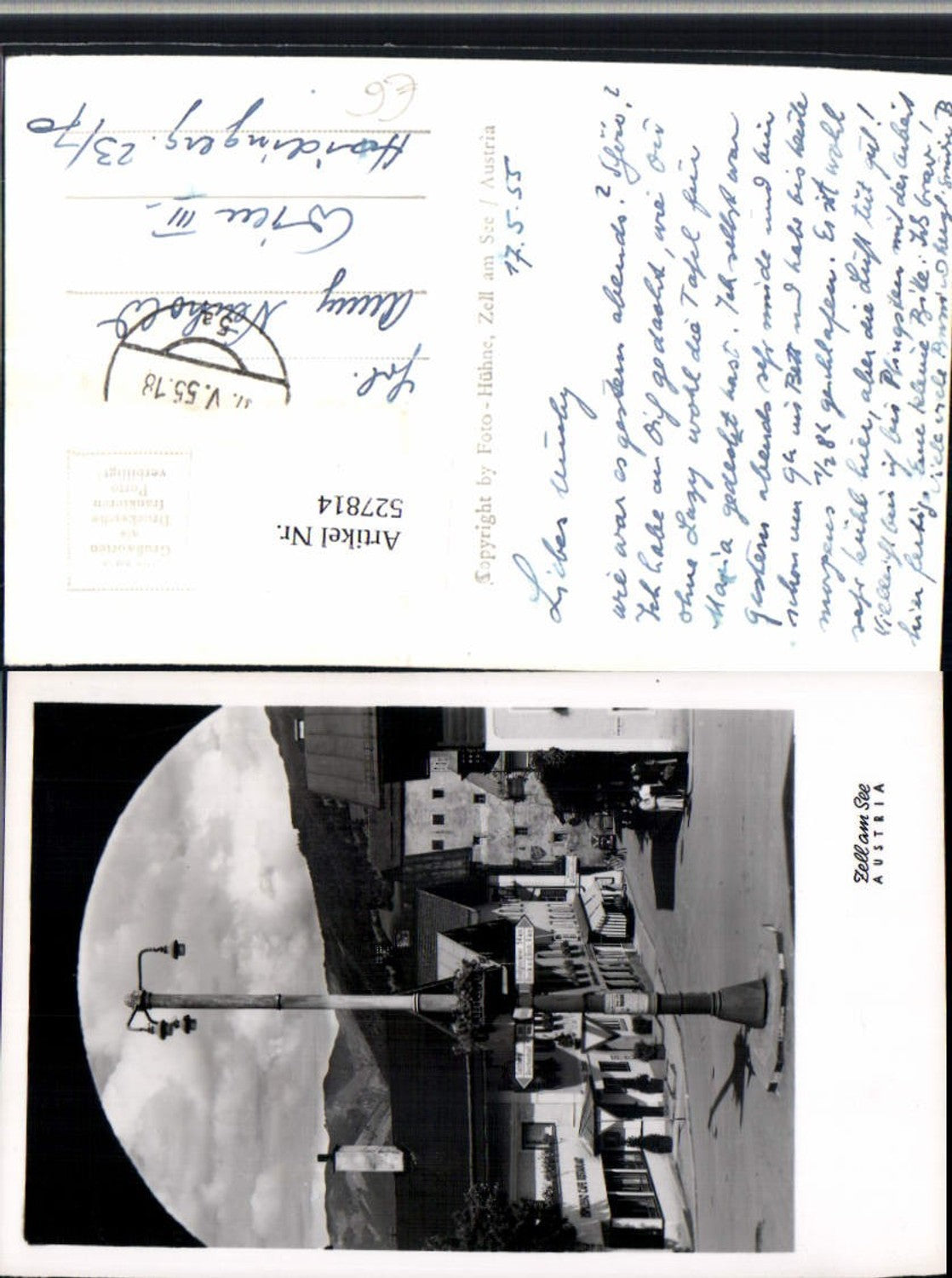 527814,Zell am See Straßenpartie Laterne Restaurant