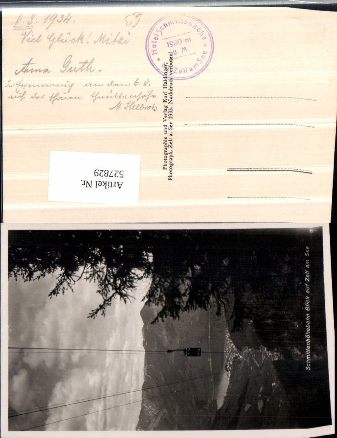 527829,Zell am See Schmittenhöhe Seilbahn