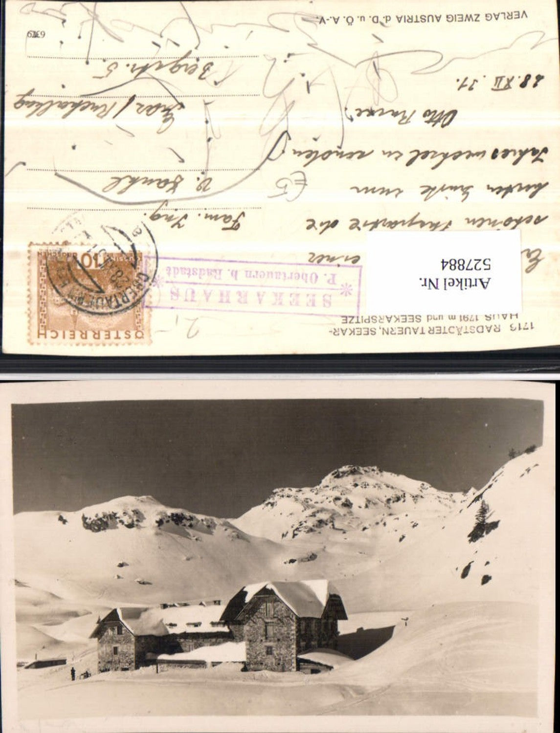 Alte Ansichtskarte – Old Postcard