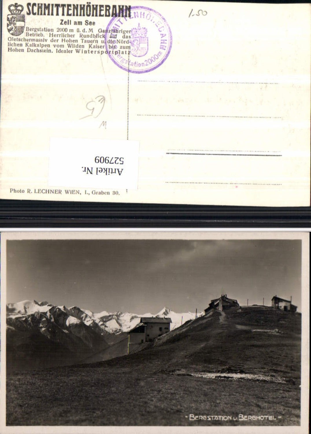 527909,Bergstation Berghotel Schmittenhöhe bei Zell am See