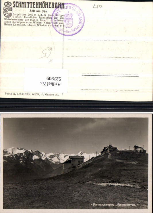 527909,Bergstation Berghotel Schmittenhöhe bei Zell am See