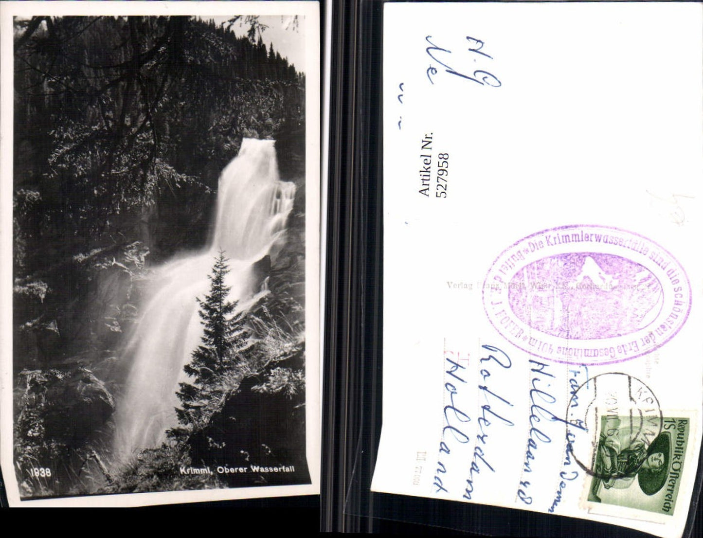 527958,Krimml Oberer Wasserfall