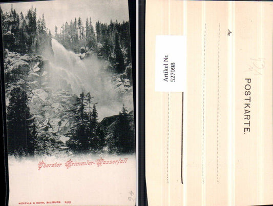527998,Krimml Krimmler Wasserfall pub Würthle 3415
