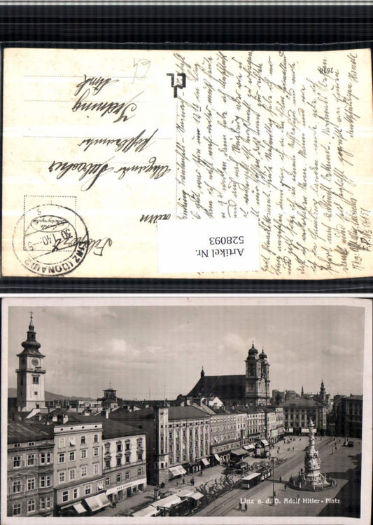 528093,Linz a.d. Donau Adolf Hitler Platz
