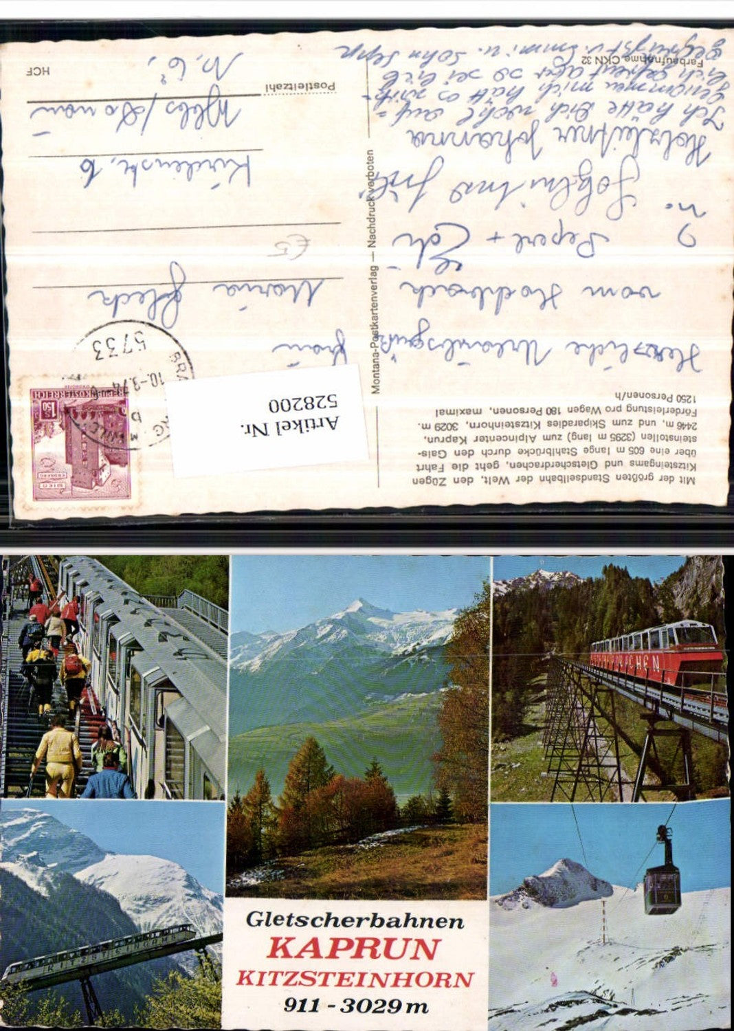 528200,Kaprun m. Kitzsteinhorn Gletscherbahn Gletscherdrachen