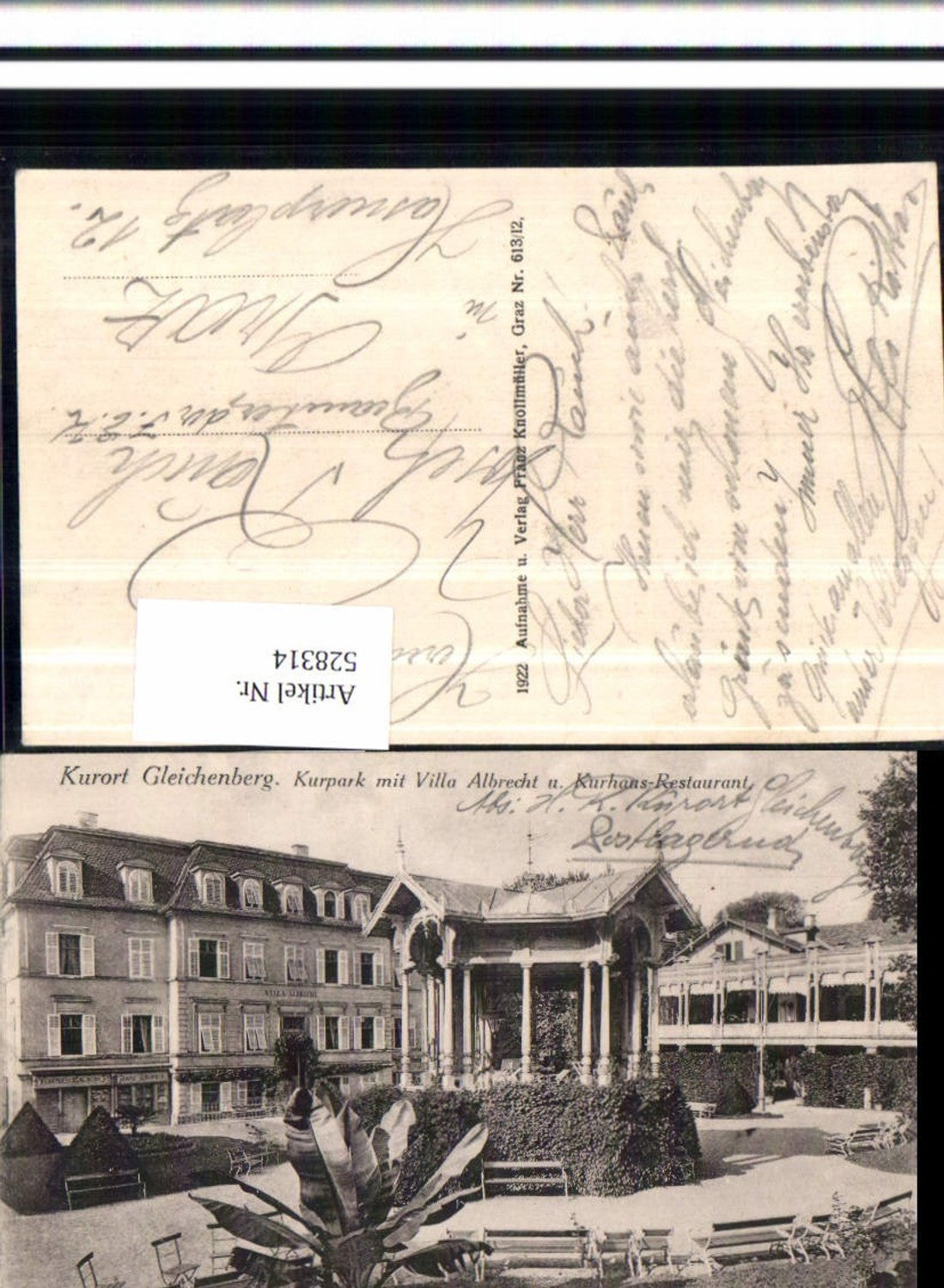 Alte Ansichtskarte – Old Postcard