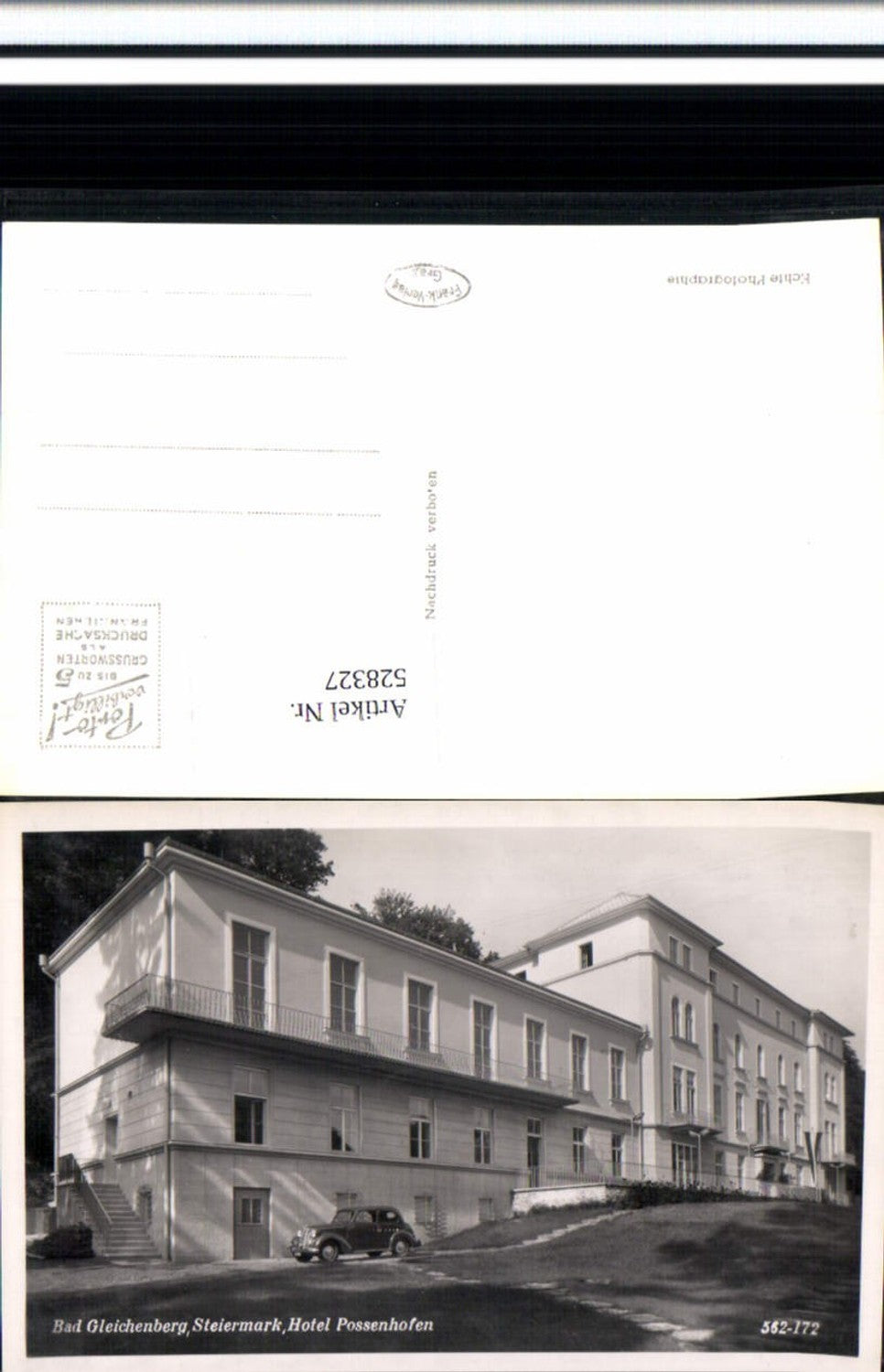 Alte Ansichtskarte – Old Postcard