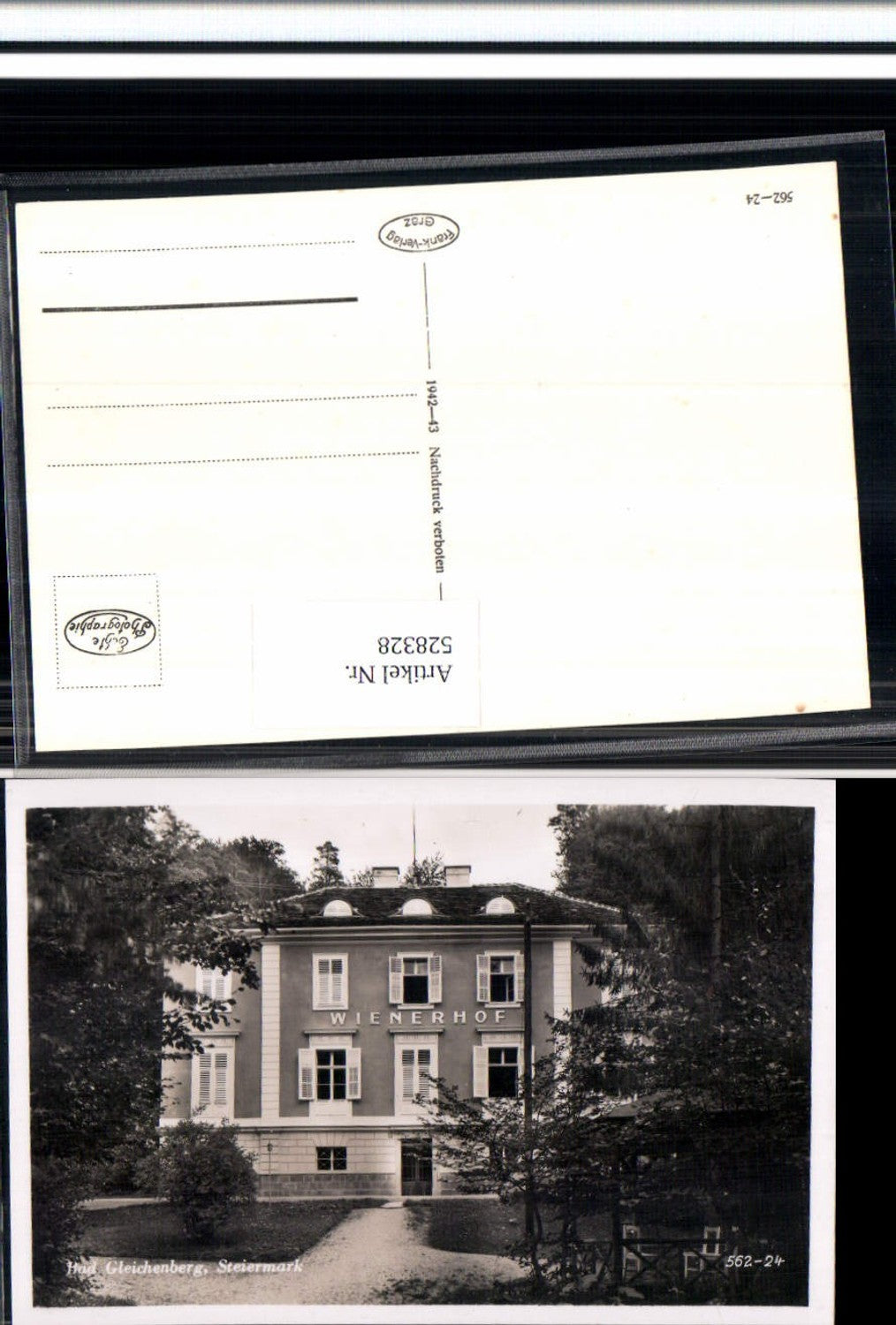 Alte Ansichtskarte – Old Postcard