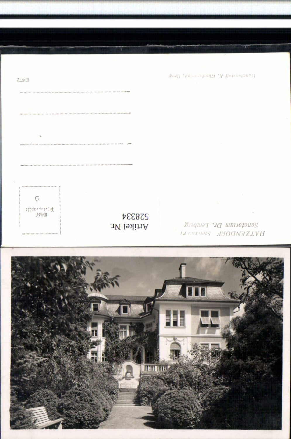 Alte Ansichtskarte – Old Postcard