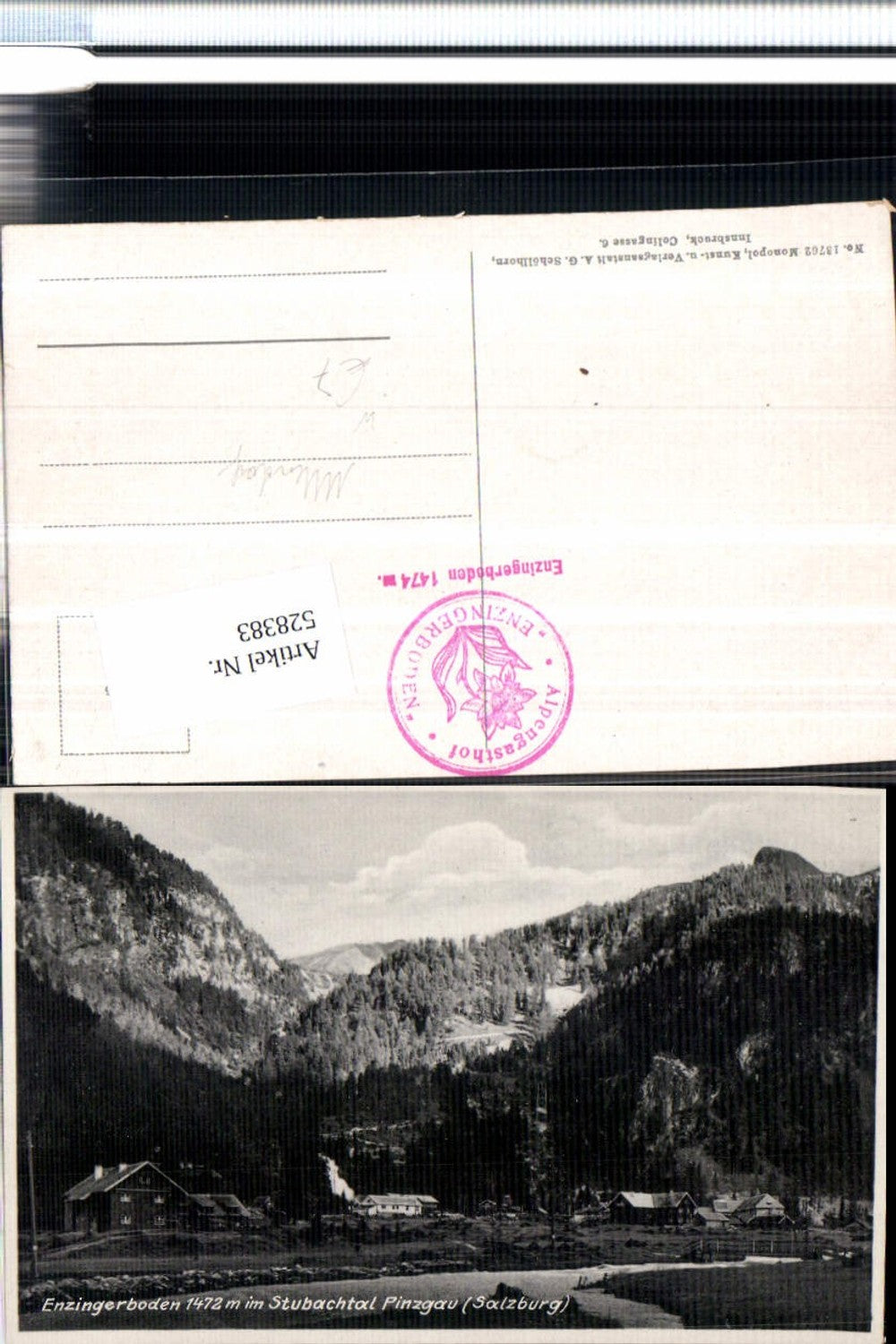 528383,Enzingerboden bei Uttendorf im Stubachtal Pinzgau