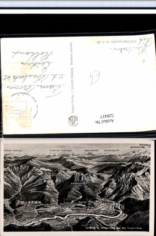 528417,Golling St. Nikolaus Kuchl Voglau Pass Lueg Vogelschau