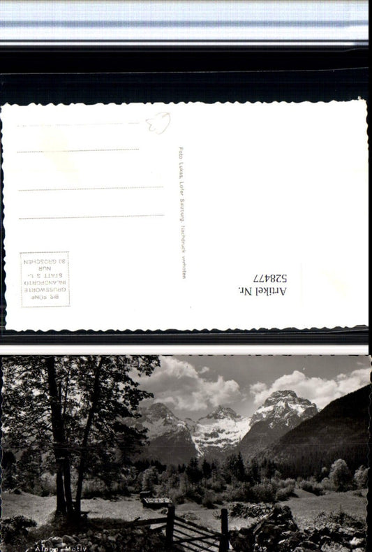 528477,Foto-AK Lofer Loferer Berge Motiv