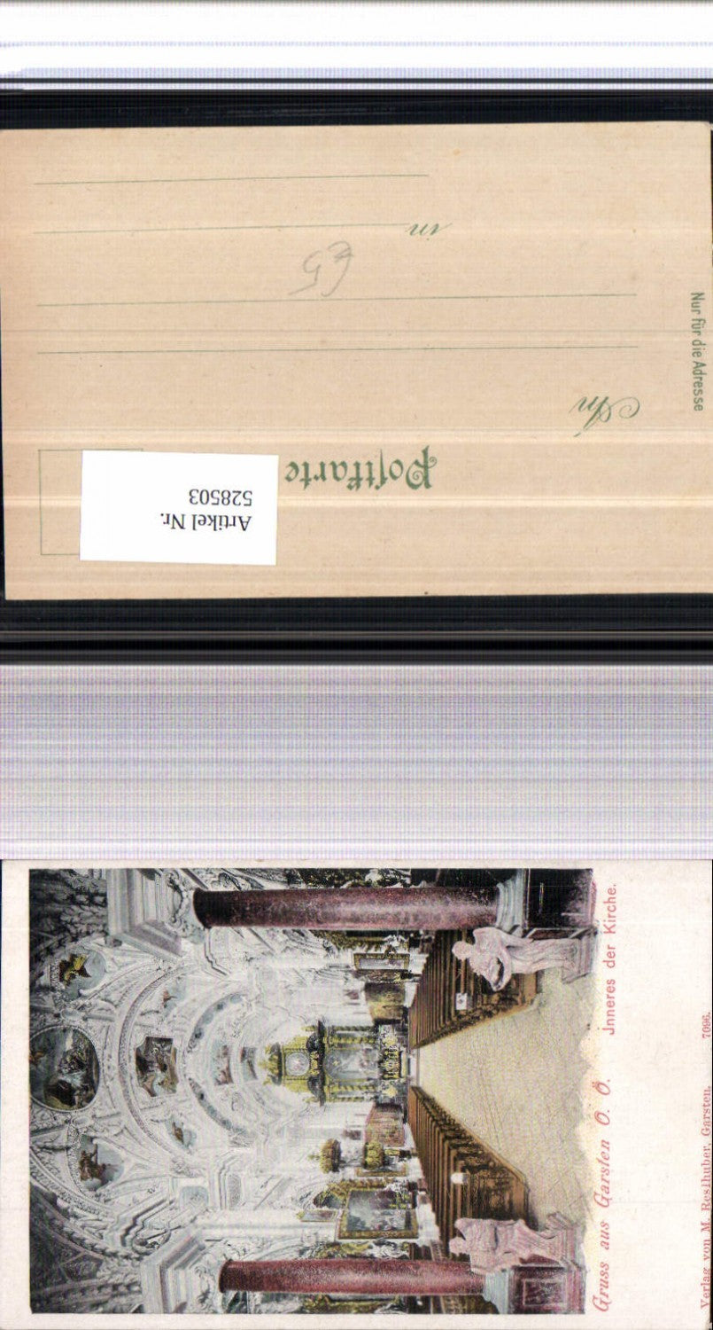 528503,Gruss aus Garsten bei Steyr Kirche