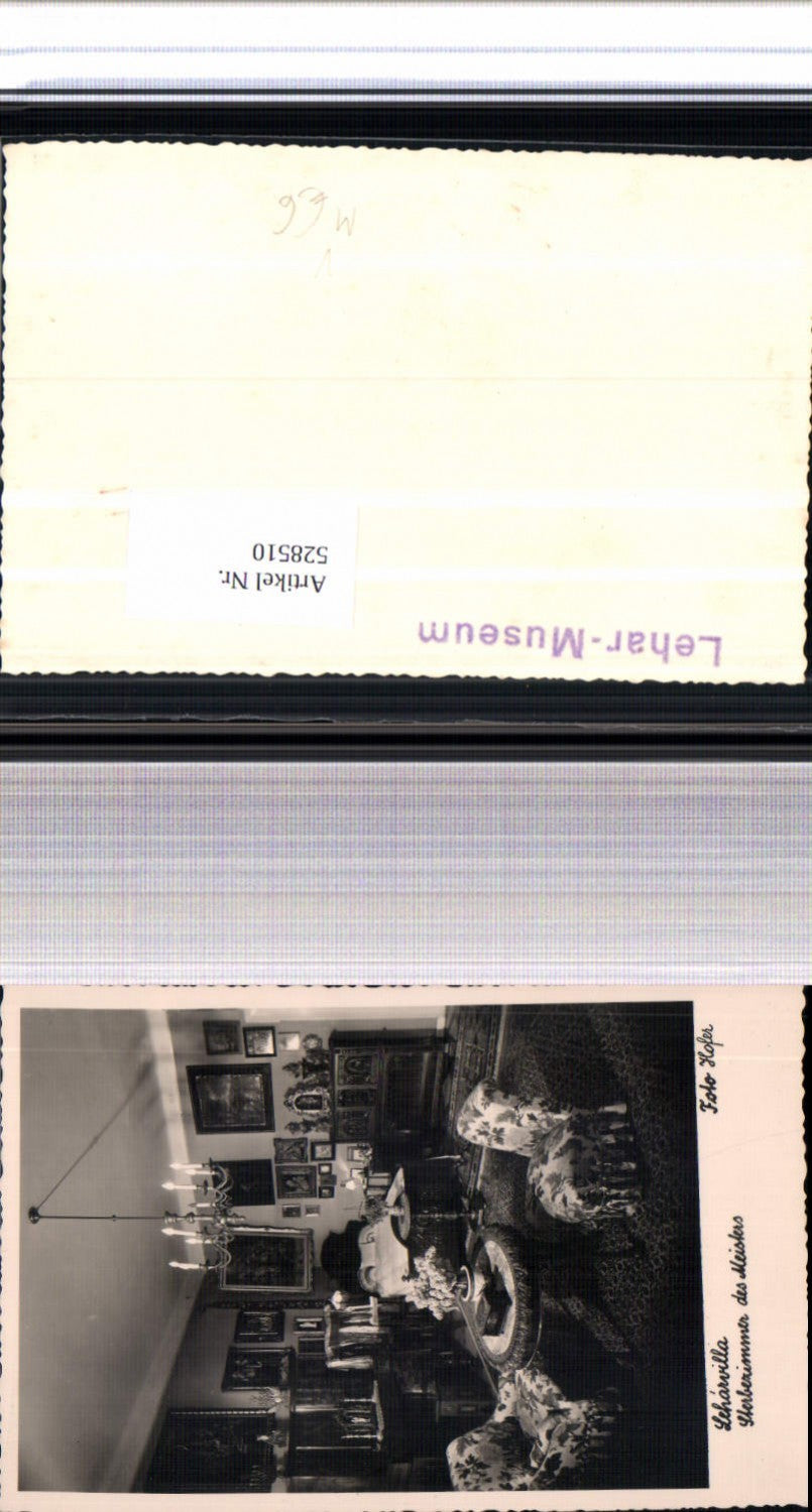 528510,Foto-AK Bad Ischl Leharvilla Sterbezimmer Lehar pub Foto Hofer