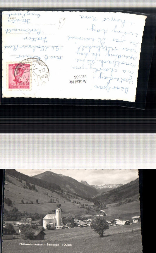 5285636,Foto-AK Saalbach