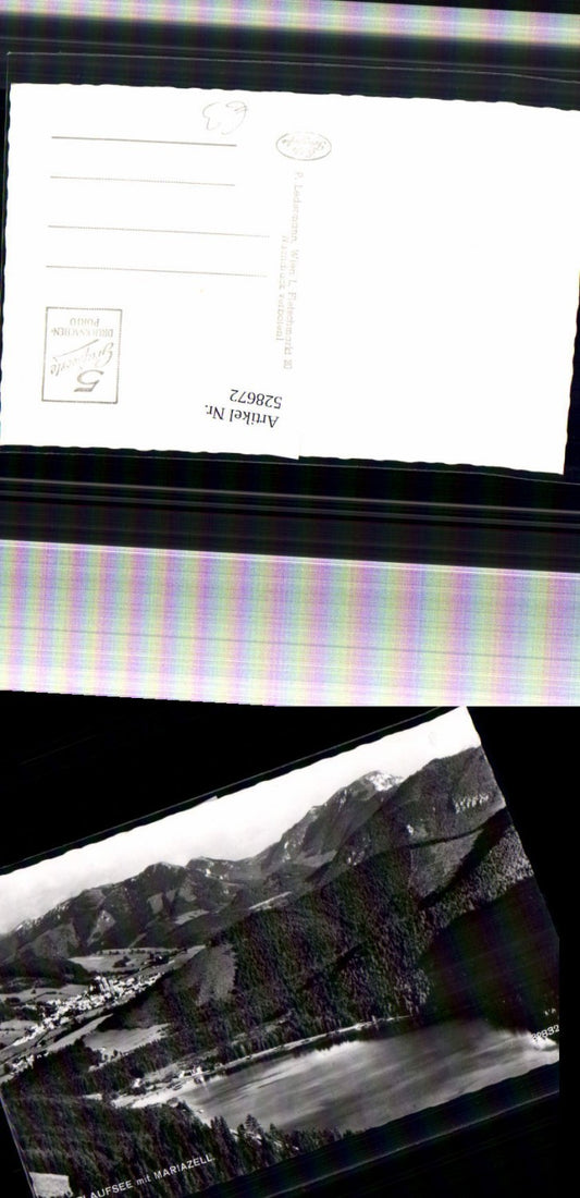 5285672,Foto Ak Erlaufsee m. Mariazell