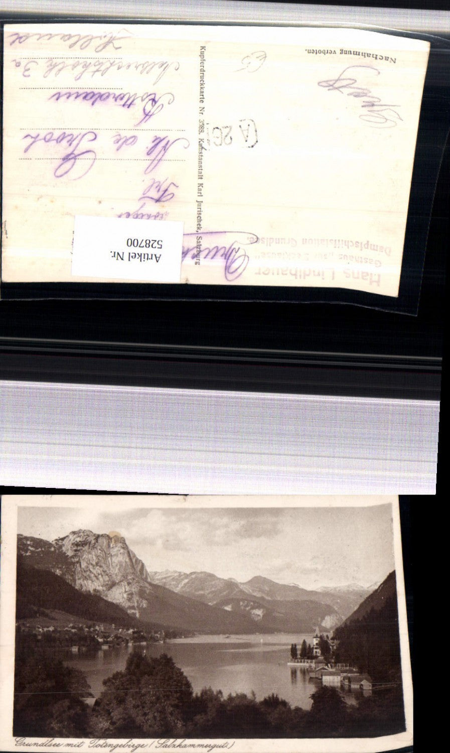 Alte Ansichtskarte – Old Postcard