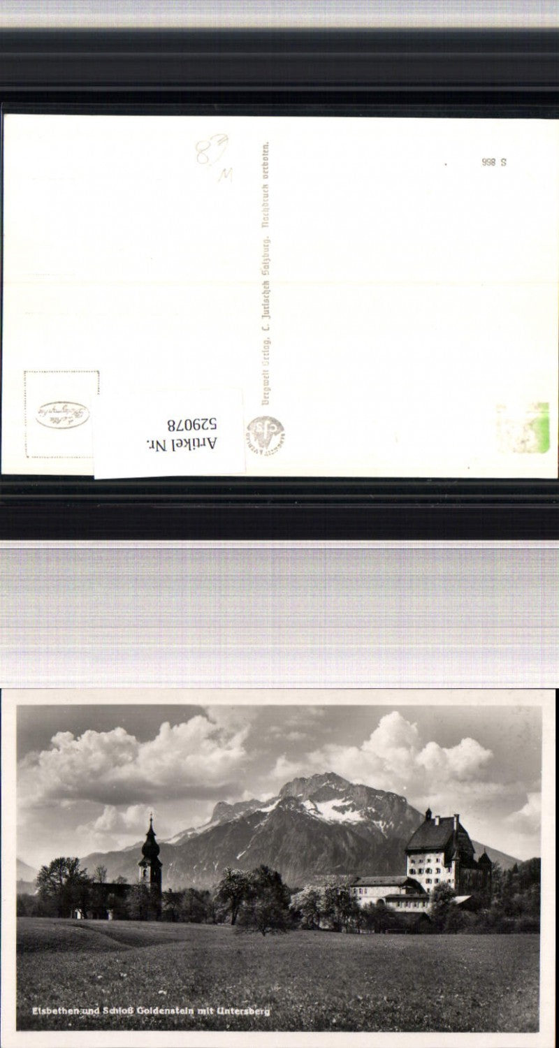 529078, Elsbethen near Salzburg, Goldenstein Castle, Untersberg