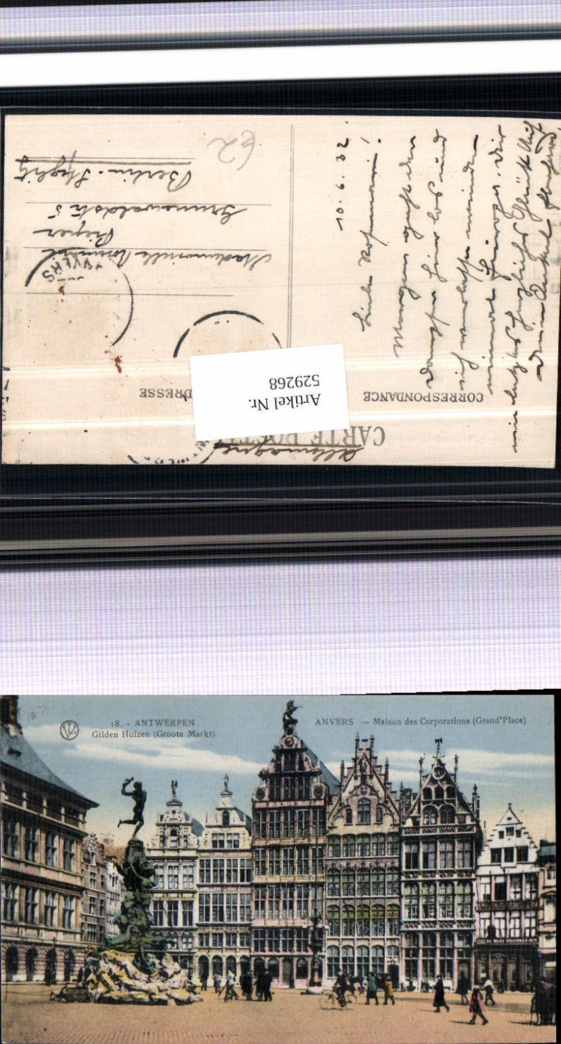 529268,Belgium Antwerpen Anvers Grand Place