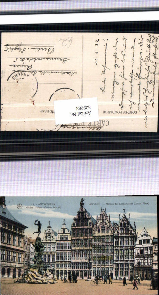 529268,Belgium Antwerpen Anvers Grand Place