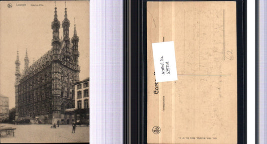 529291,Belgium Louvain Hotel de ville