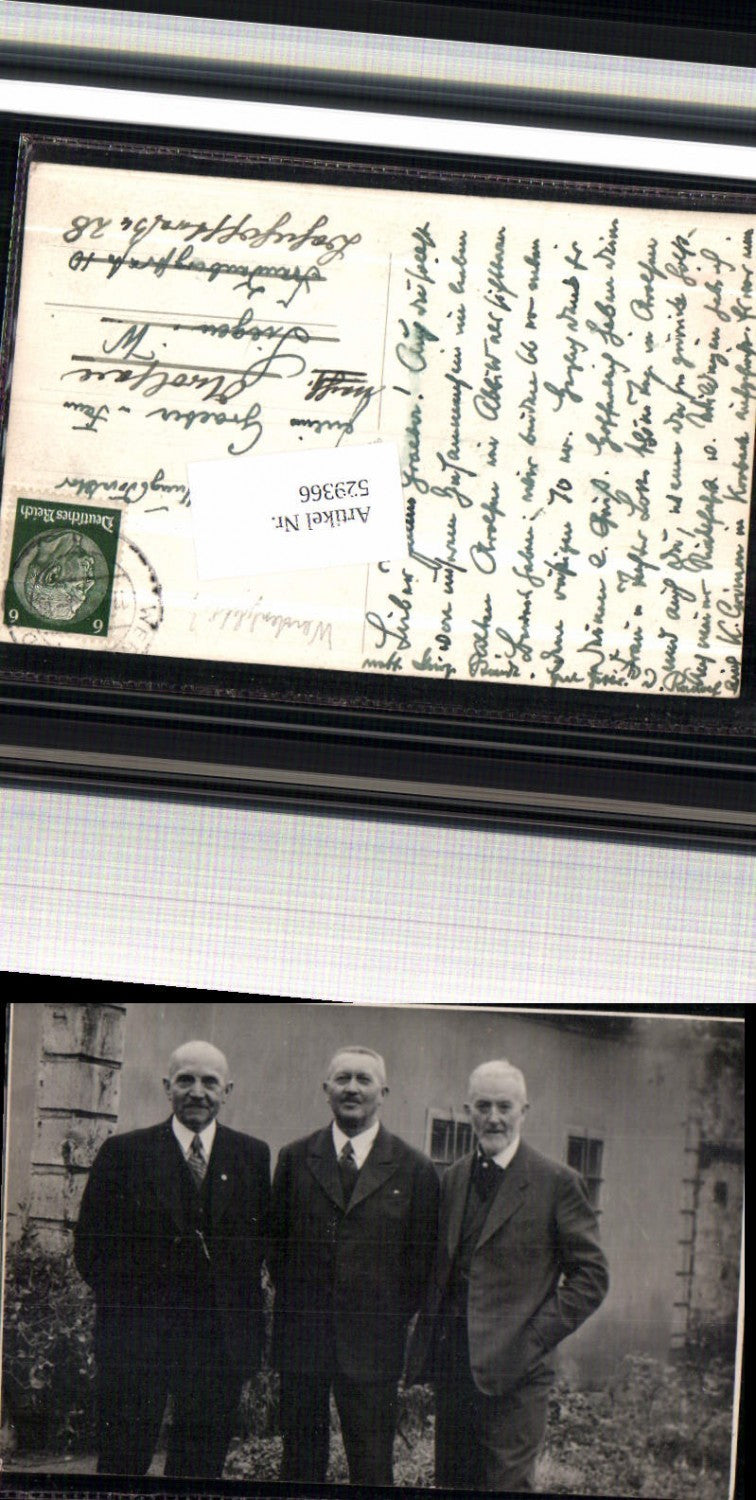 529366, Photo-AK Group of Old Men Werdenfels near Regensburg