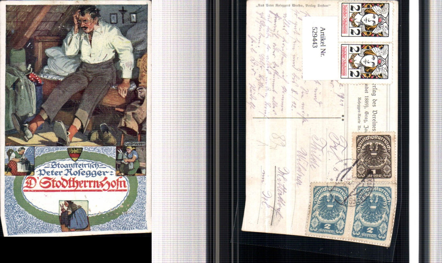 529443,Verein Südmark Peter Rosegger Stodtherrn Hosn