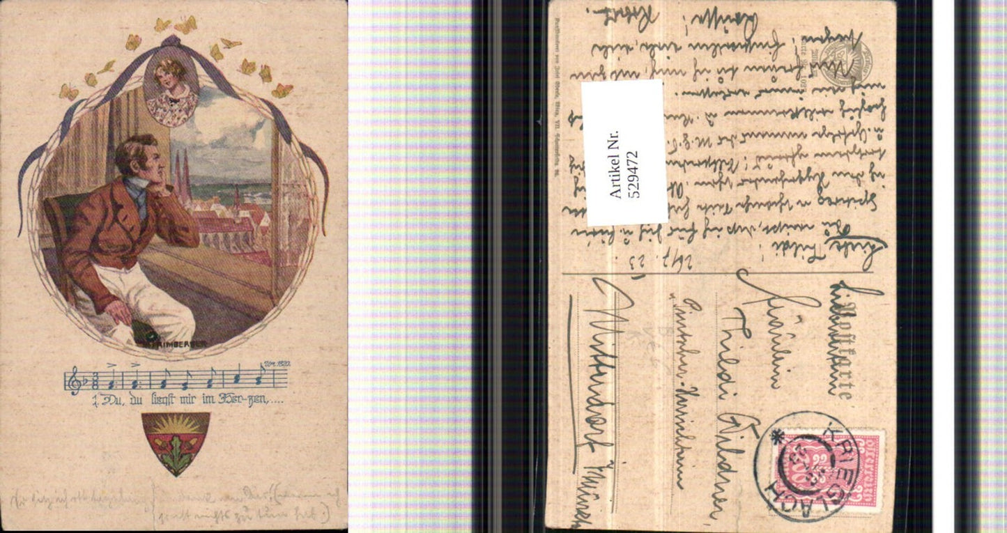 529472,Deutscher Schulverein 1027 H. Frimberger Liedkarte