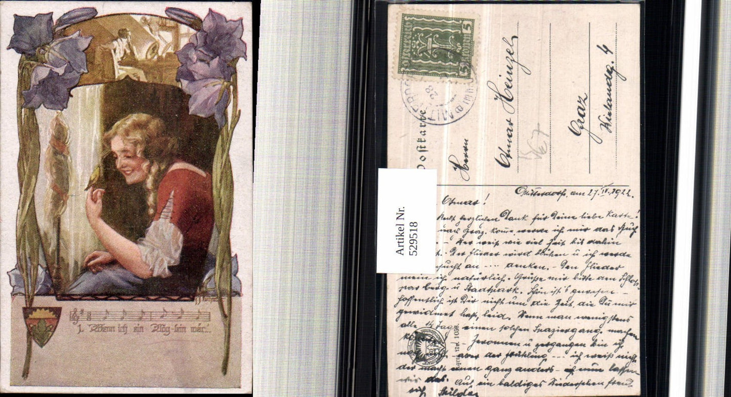 529518,Deutscher Schulverein 1053 Lenhart Vogel Frau