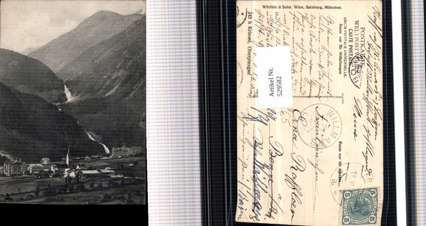 529582,Krimml im Pinzgau pub Würthle 245b