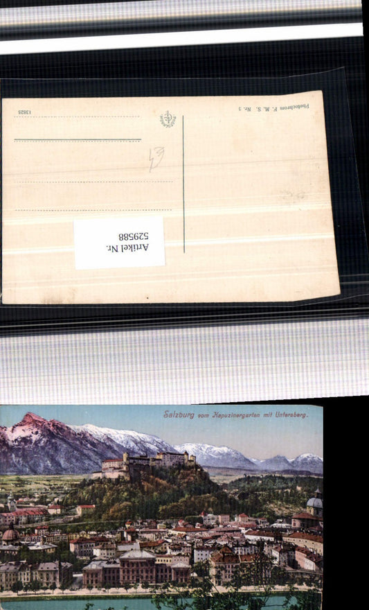 529588,Salzburg vom Kapuzinergarten Untersberg