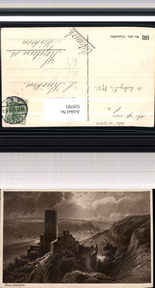 529783,Burg Gutenfels Kaub Loreley