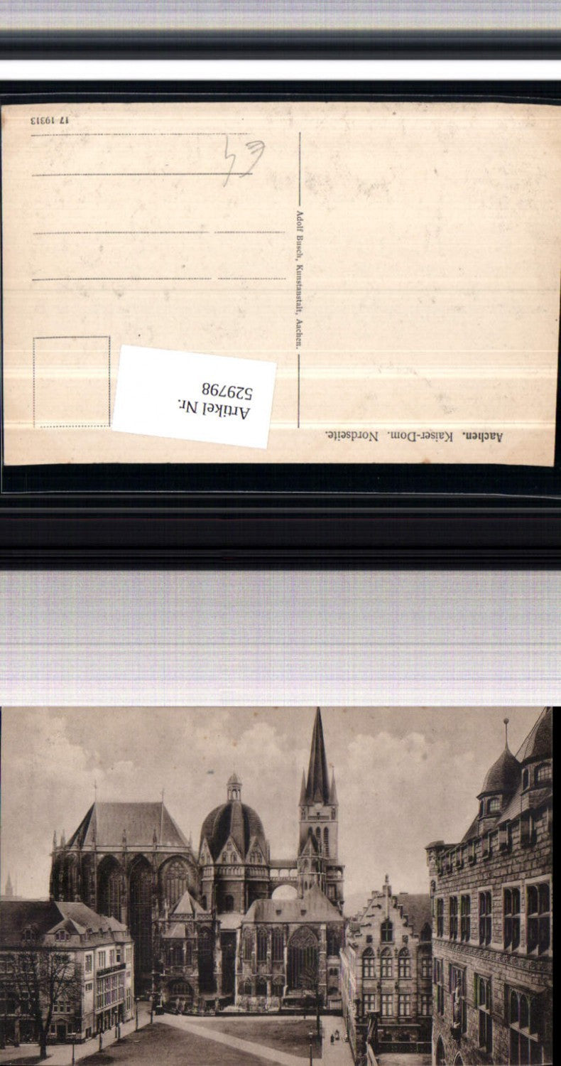 529798,Aachen Kaiser Dom Nordseite