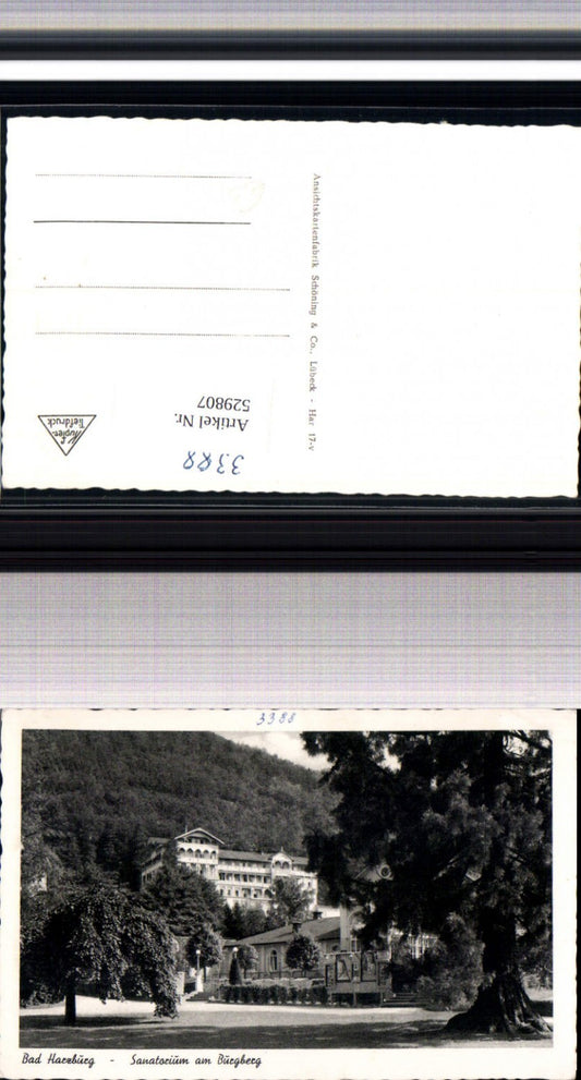 529807,Bad Harzburg Sanatorium am Burgberg