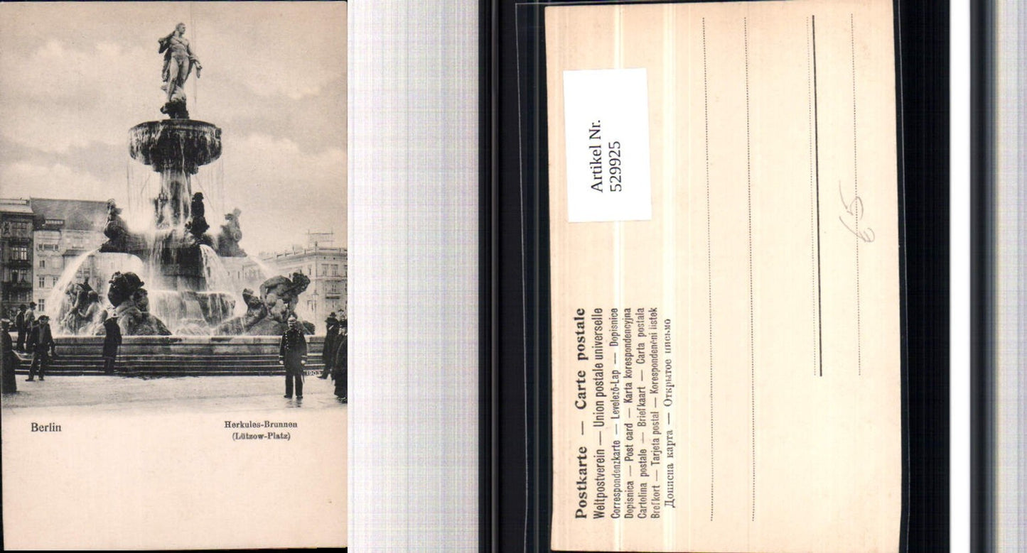 529925,Berlin Mitte Tiergarten Herkules Brunnen Lützow Platz