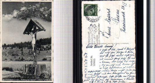 529935,Garmisch-Partenkirchen Feldkreuz Wegkreuz