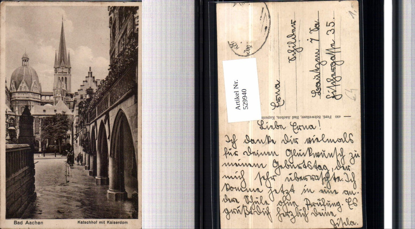 529940,Bad Aachen Kaschhof Kaiserdom Dom