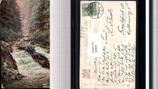 529943,Künstler AK Harz Forellensprung b. Bad Harzburg pub Tuck Oilette 206 B