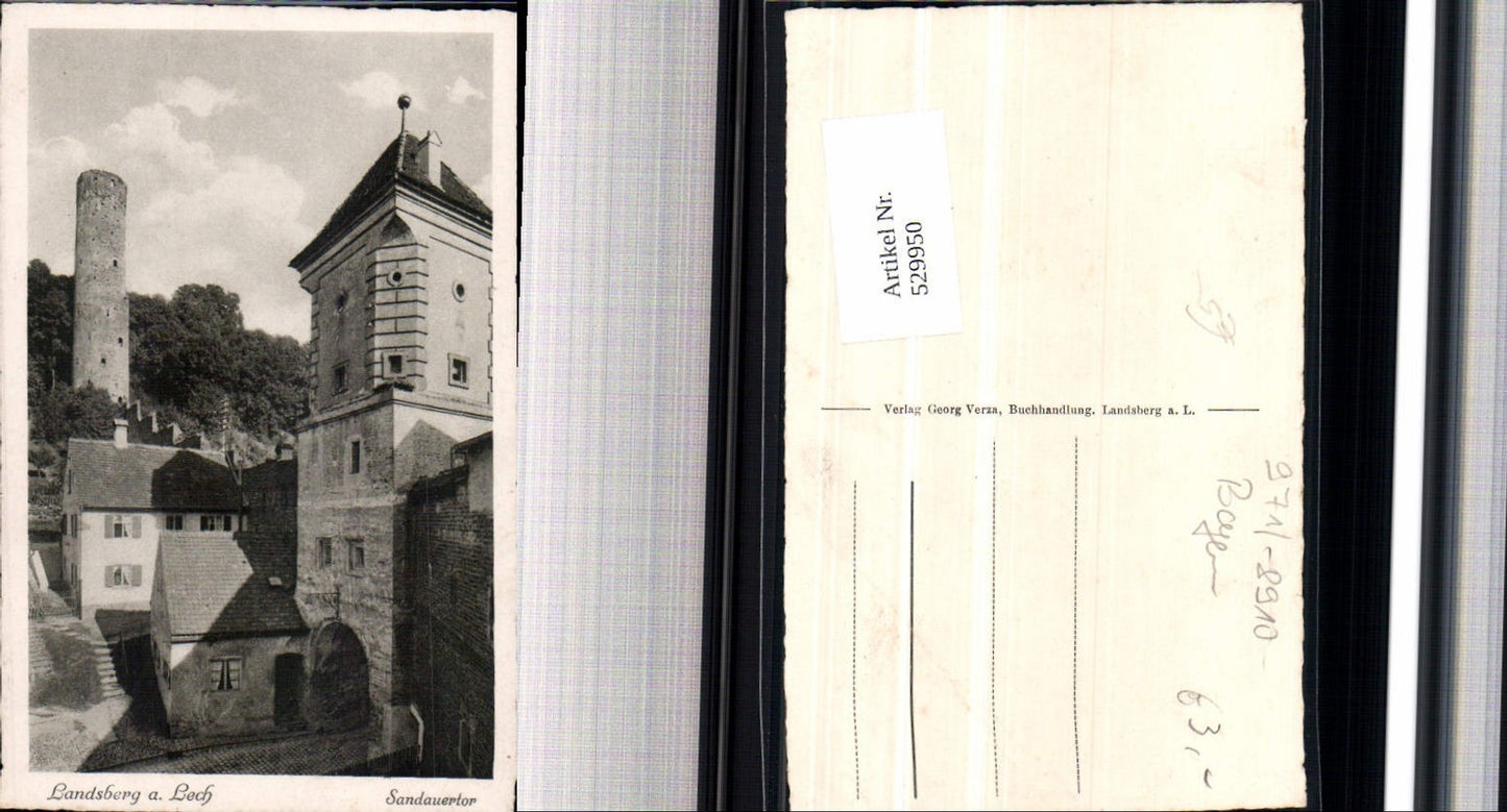 529950,Landsberg am Lech Sandauertor Turm