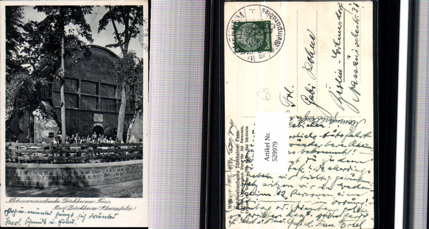 529979,Bad Dürkheim Rheinpfalz Naturweinschenke Dürkheimer Fass