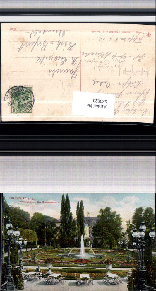 530020,Frankfurt am Main Palmengarten Blumenparterre