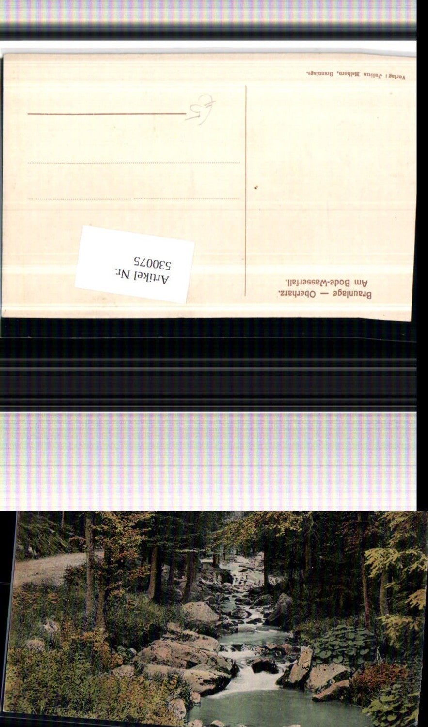 530075,Braunlage im Harz Bode Wasserfall