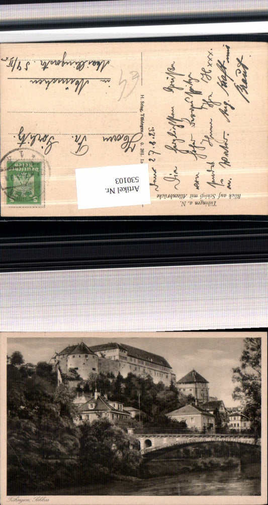 530103, Tübingen am Neckar, Alleenbrücke, Castle