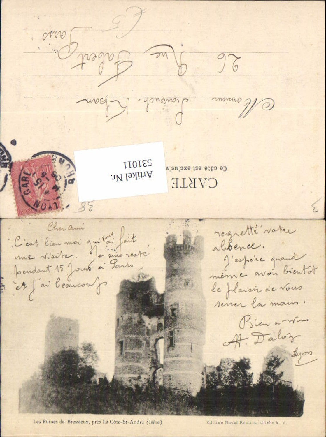 Alte Ansichtskarte – Old Postcard