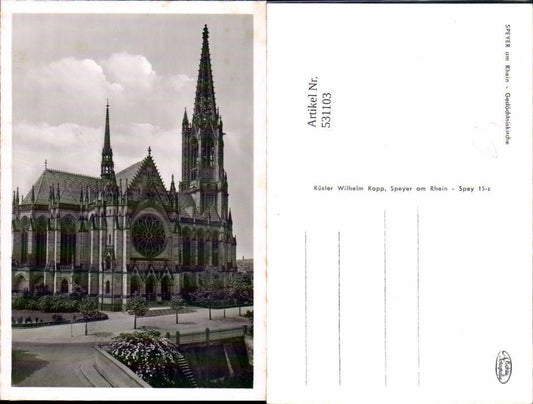 531103,Speyer am Rhein Kirche Gedächtniskirche