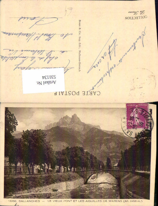 531134,France Haute Savoie Sallanches Mont Blanc Le Vieux Pontes