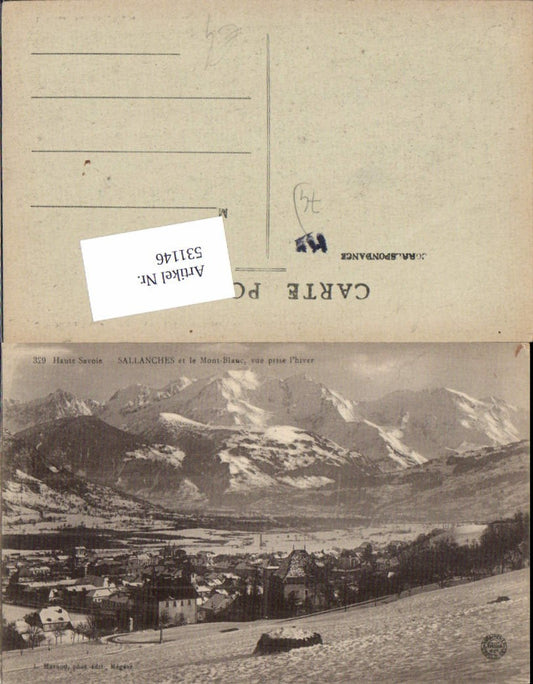531146,France Haute Savoie Sallanches Mont Blanc