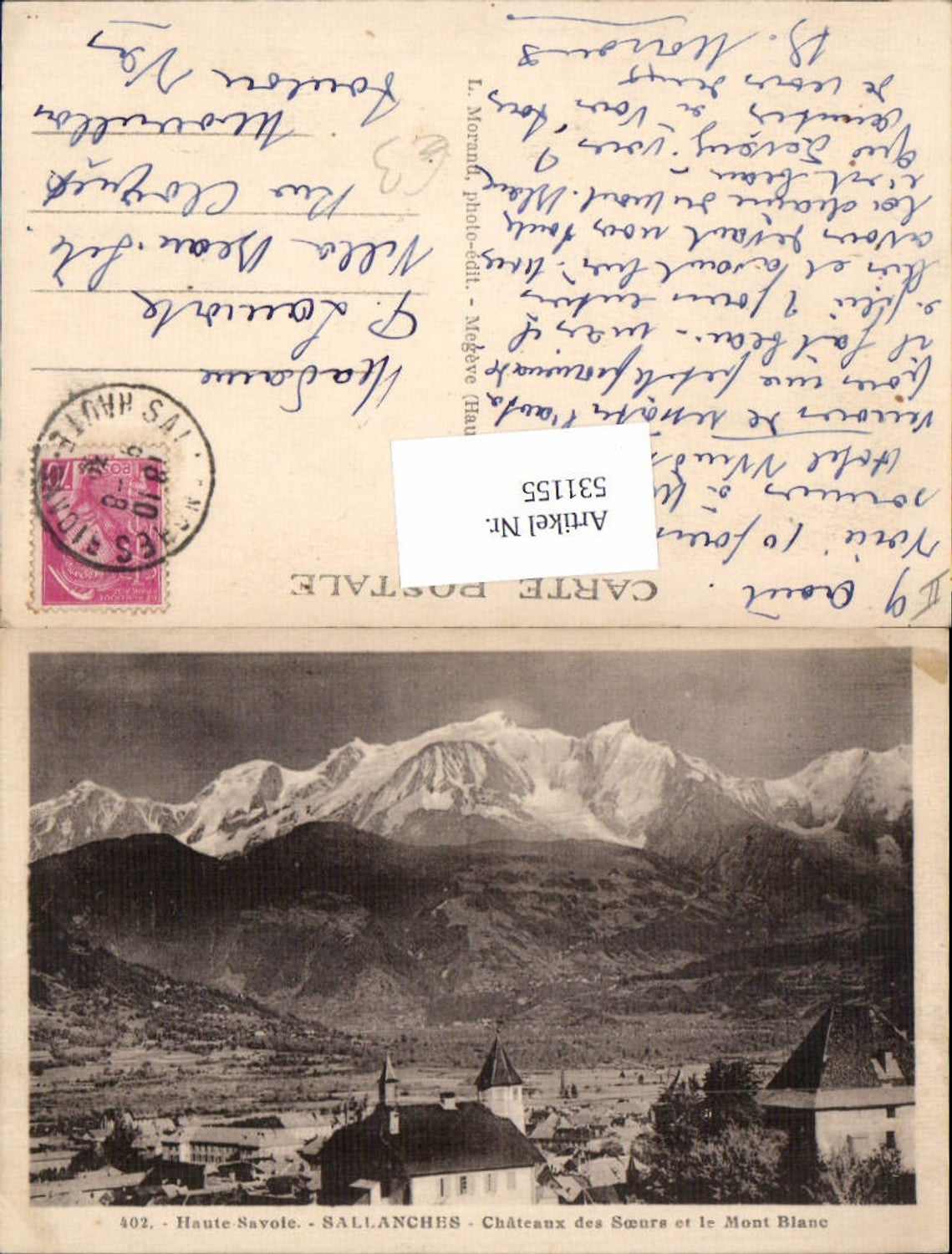 531155,France Haute Savoie Sallanches Mont Blanc